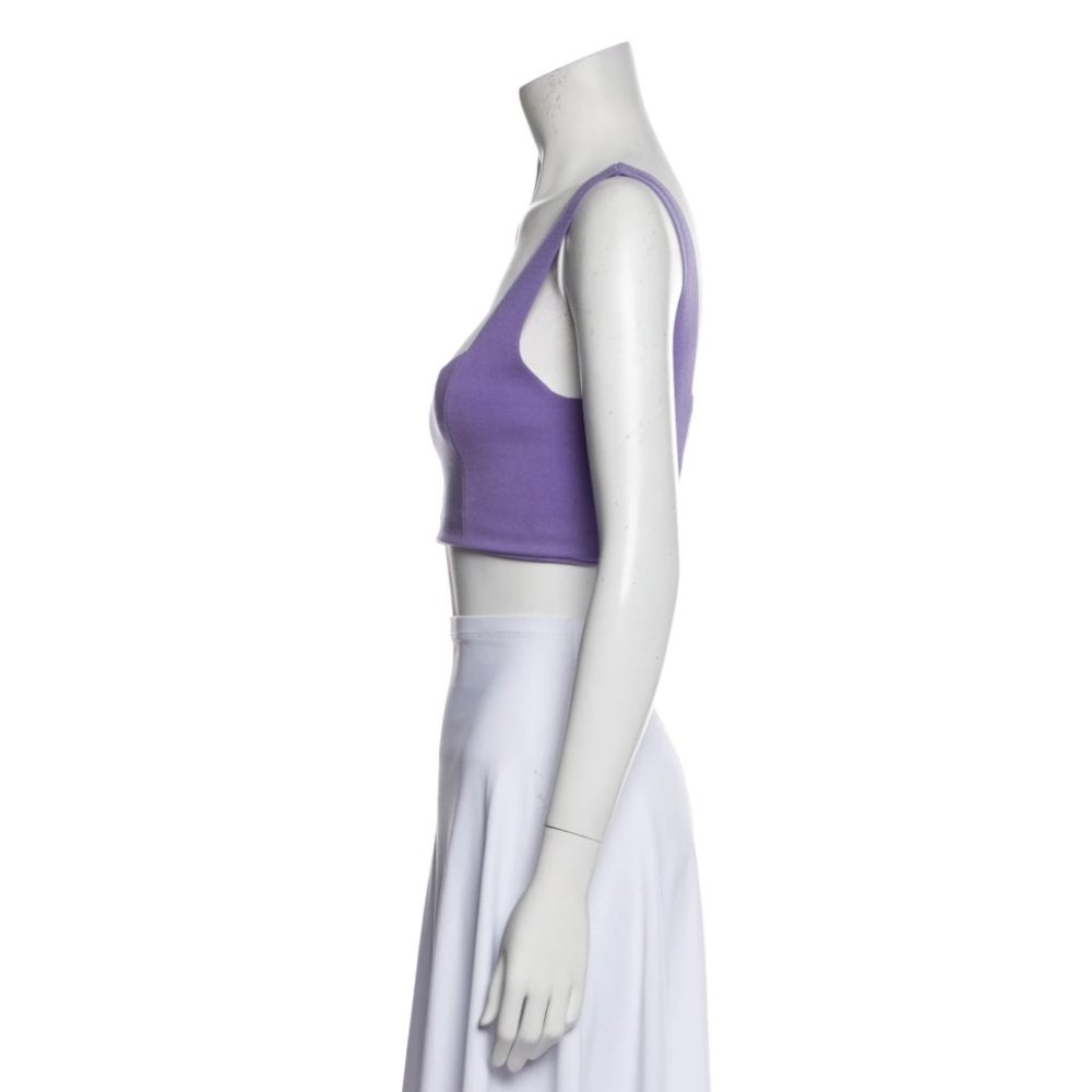 A.L.C. Square Neckline Sleeveless Crop Top USA Medium Knitted Victoria